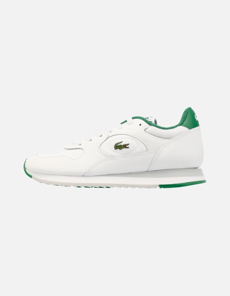 - 49SMA0013-082 MENS LINETRACK WHITE/GREEN