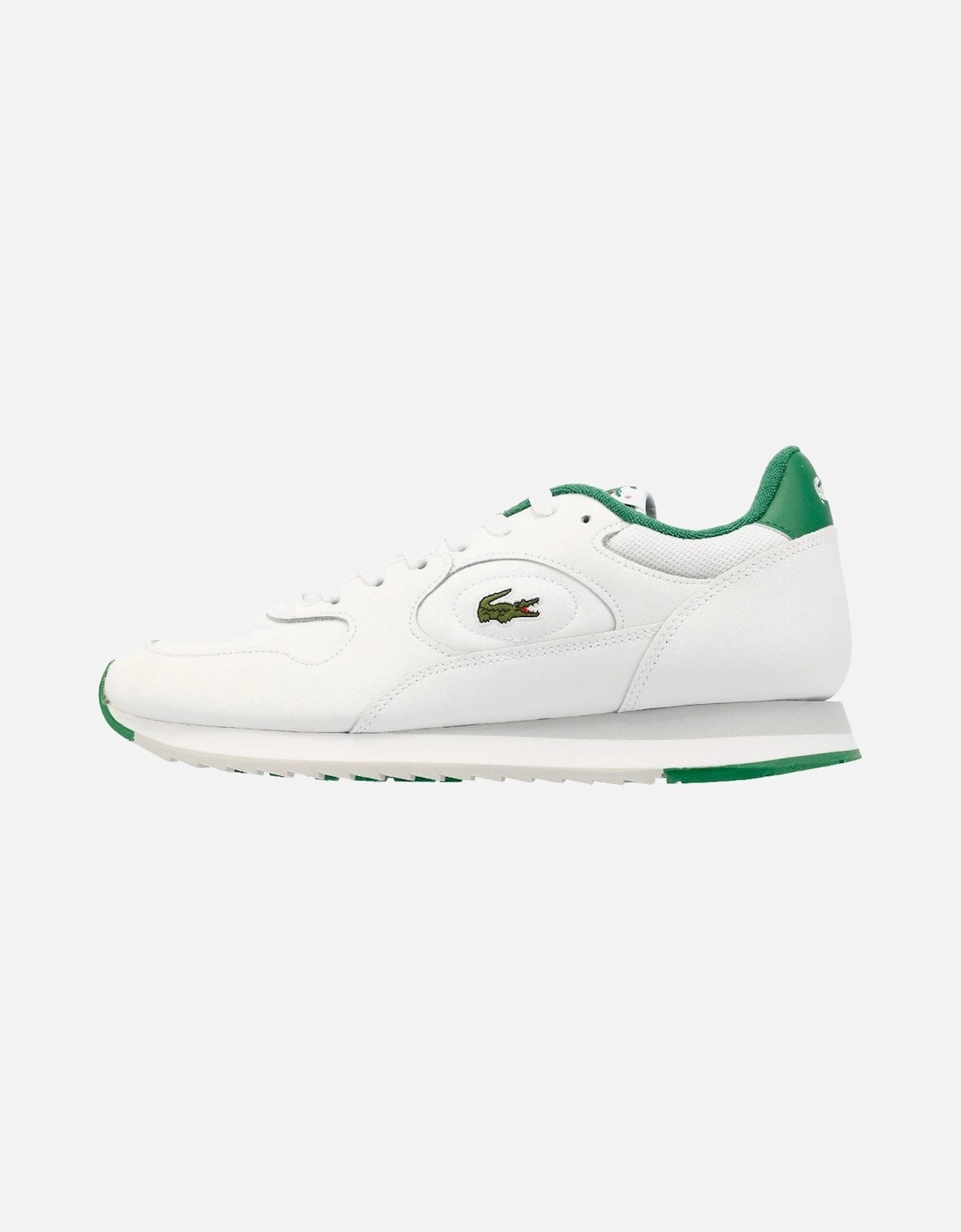 Linetrack Leather Men's White/Green Trainers