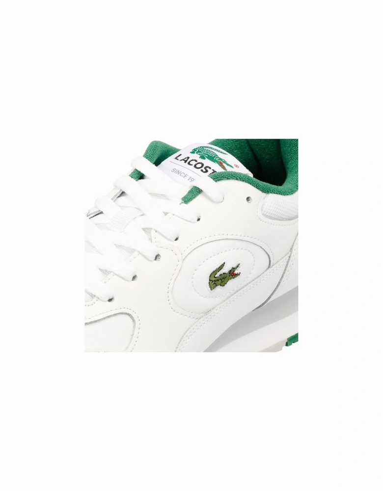 Linetrack Leather Men's White/Green Trainers