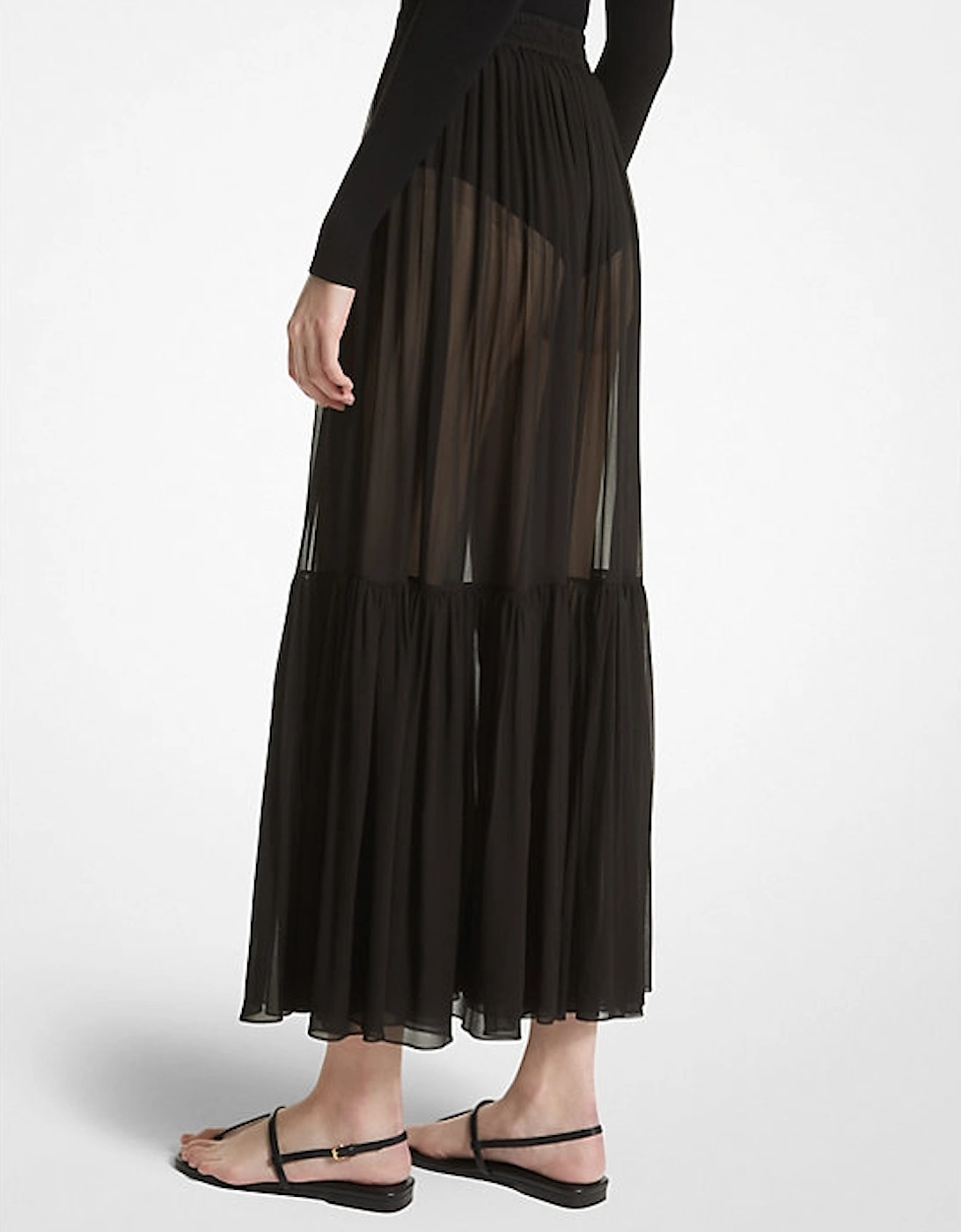 Silk Chiffon Skirt