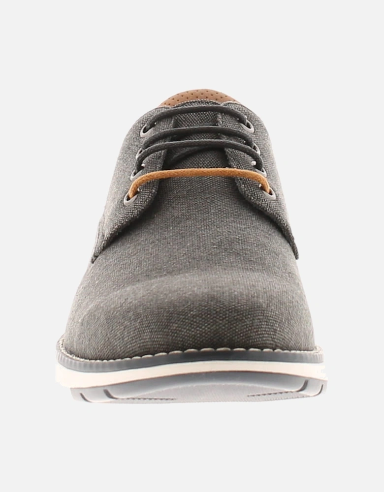 Mens Shoes Canvas Memory Foam Bruce grey UK Size