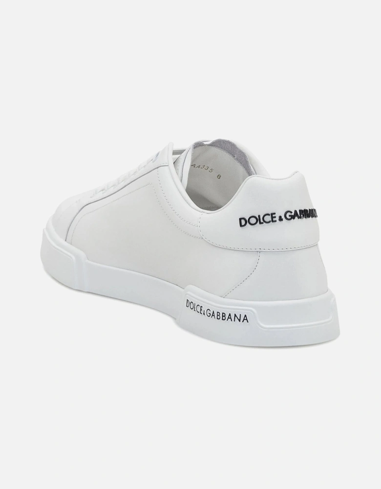 Leather Portofino Sneakers White