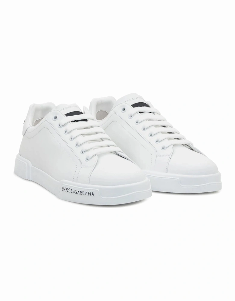 Leather Portofino Sneakers White