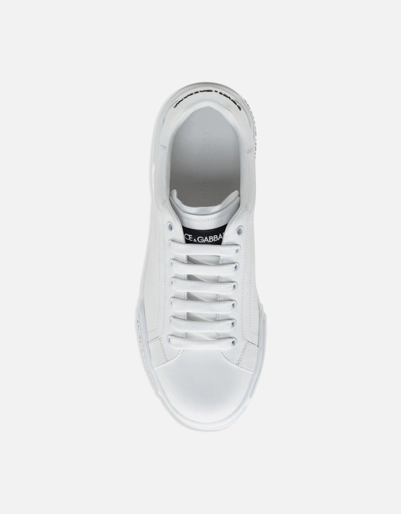 Leather Portofino Sneakers White