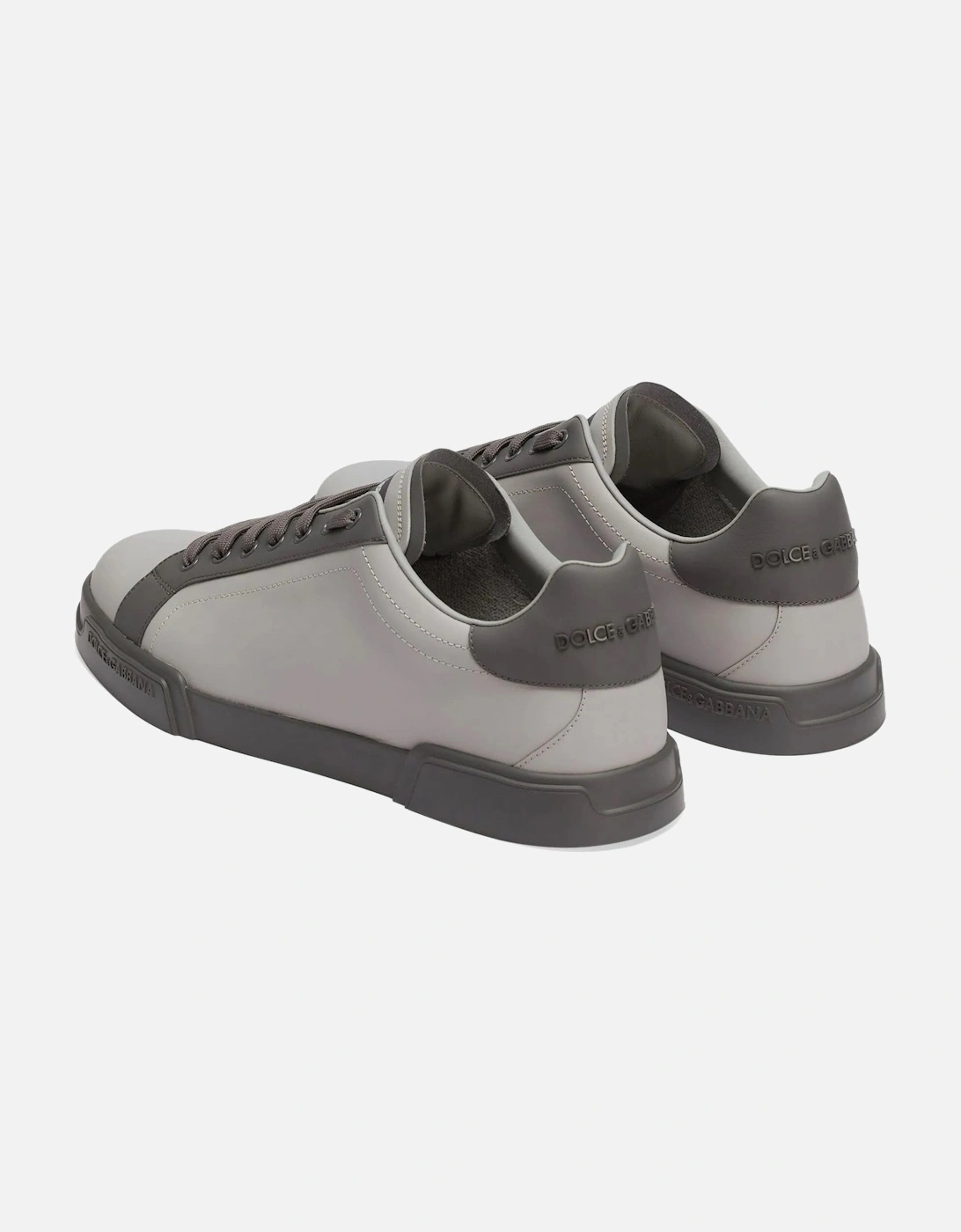 Leather Portofino Sneakers Grey