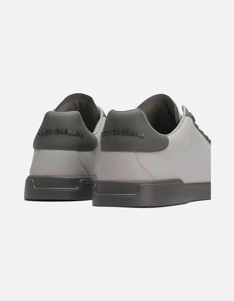 Leather Portofino Sneakers Grey