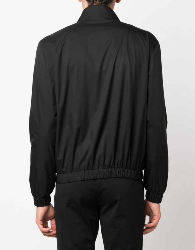 Plaque Zip Jacket Black