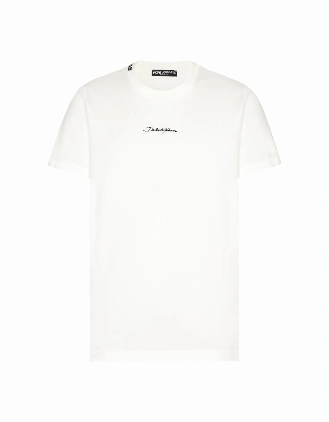 Branded Cotton T-Shirt White, 3 of 2