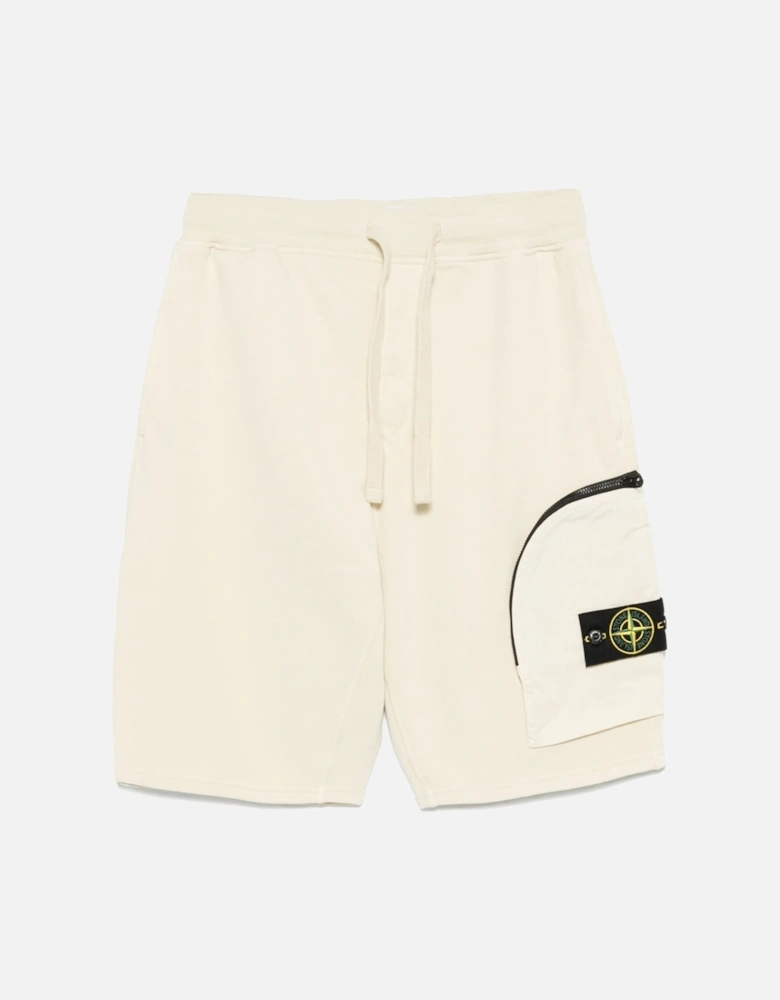 Zip Pocket S0123 Shorts White