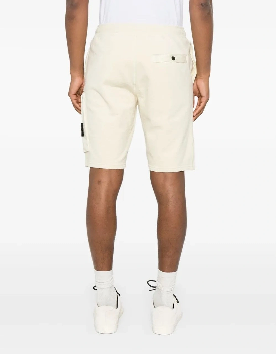 Zip Pocket S0123 Shorts White