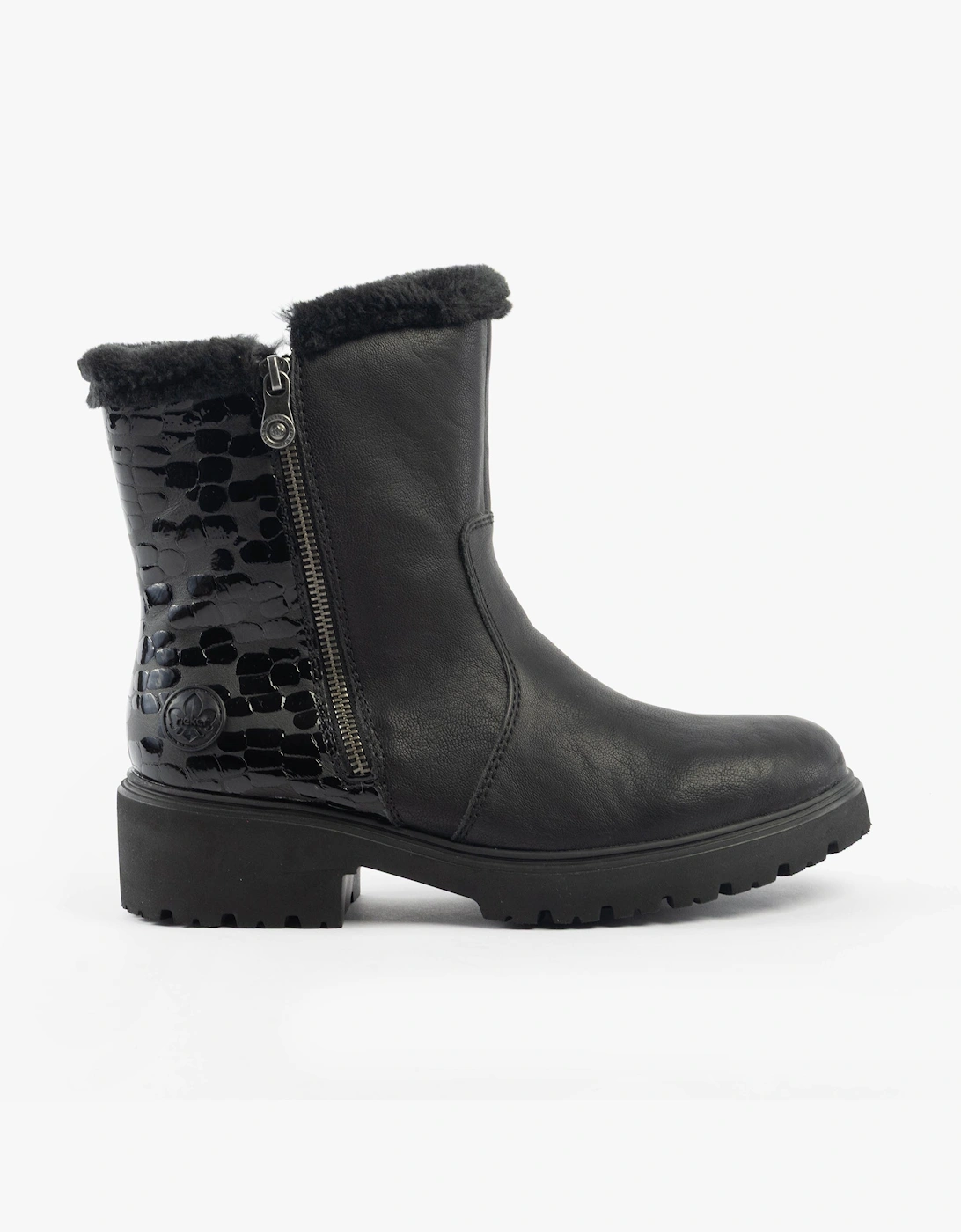 Rieker Women's Black 76061-00 Boots - : 5 Size 5