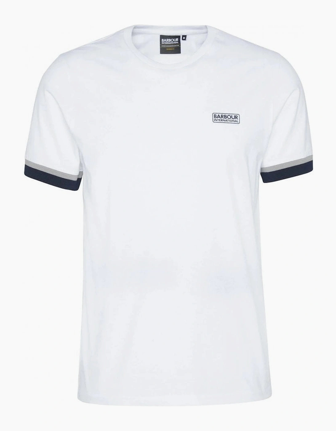 Barbour International Men's White Evan T-Shirt - : 38 M