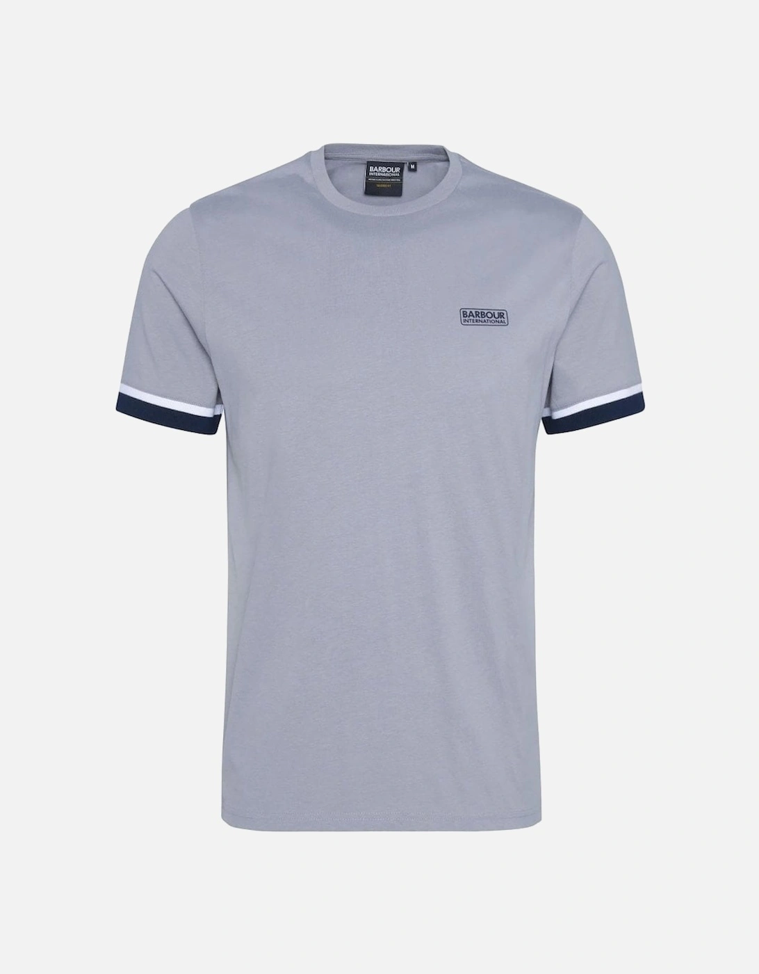 Men's Evan Pale Slate Grey T-shirt, 2 of 1