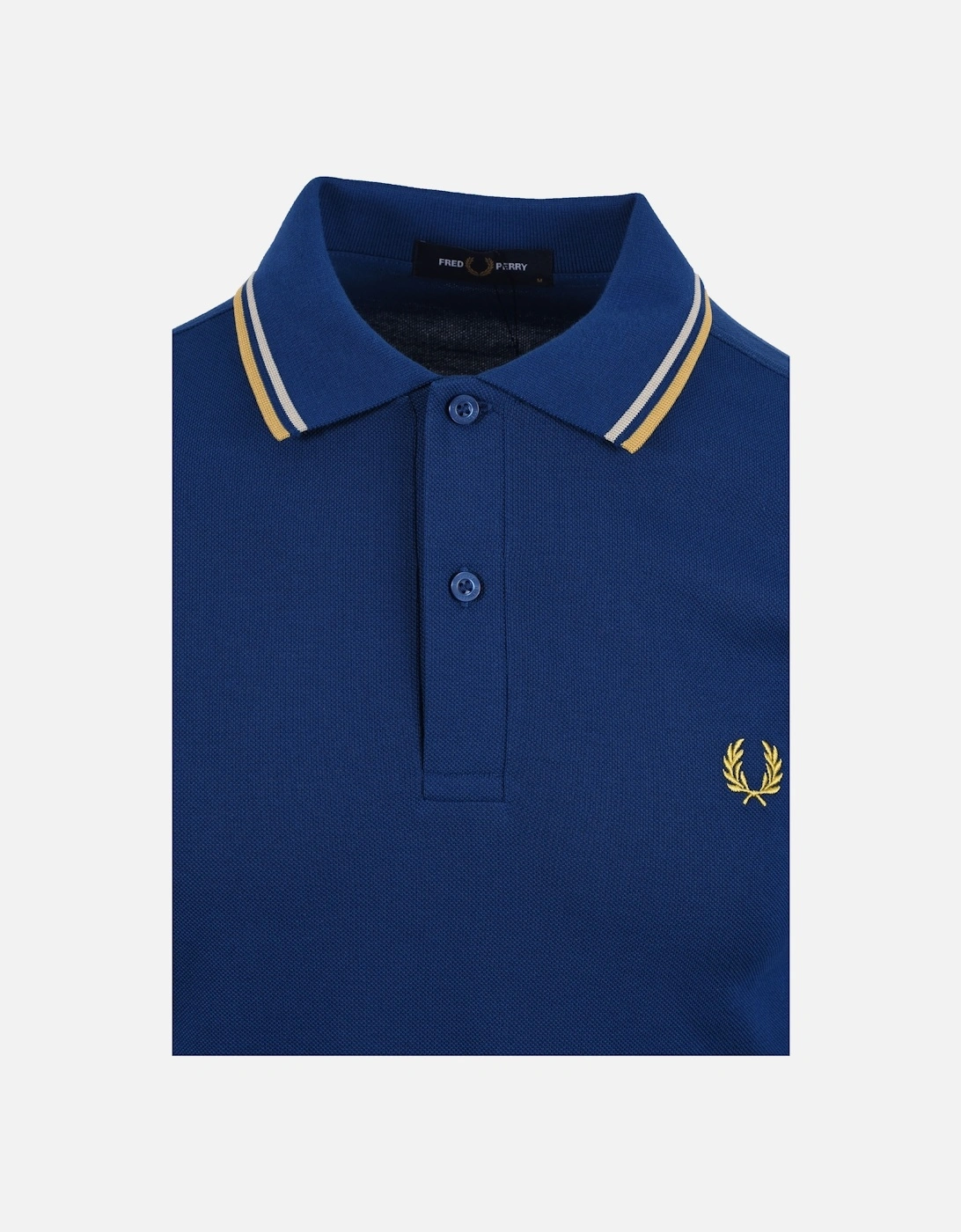 Twin Tipped Polo Shirt Shaded Cobalt/Oatmeal/Honeycomb