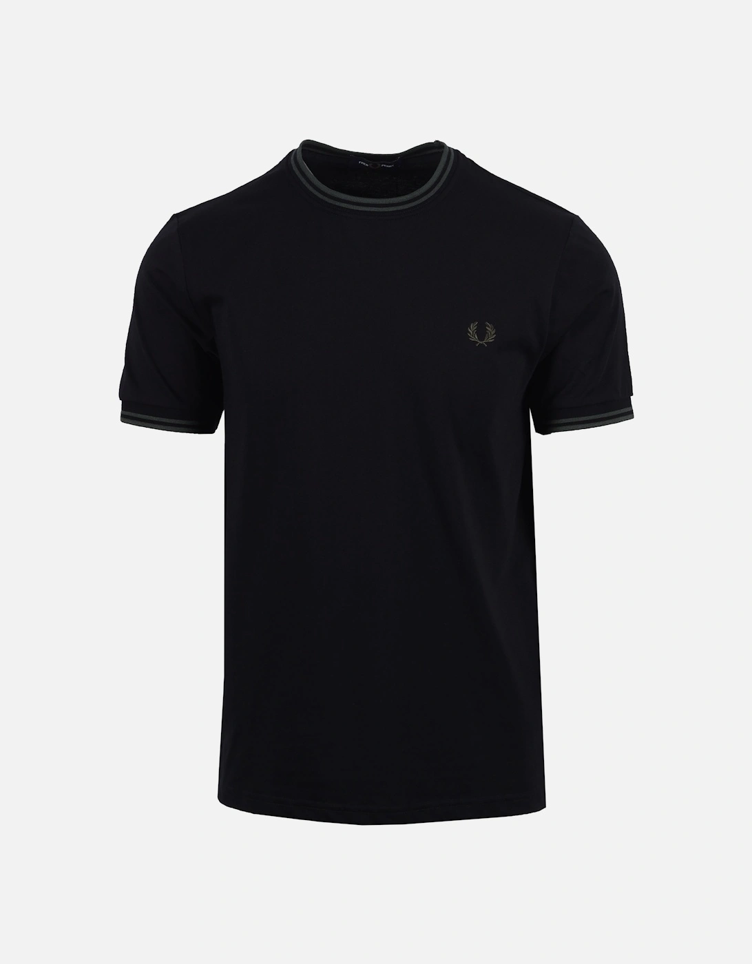 Twin Tipped T-shirt Black/Court Green, 4 of 3