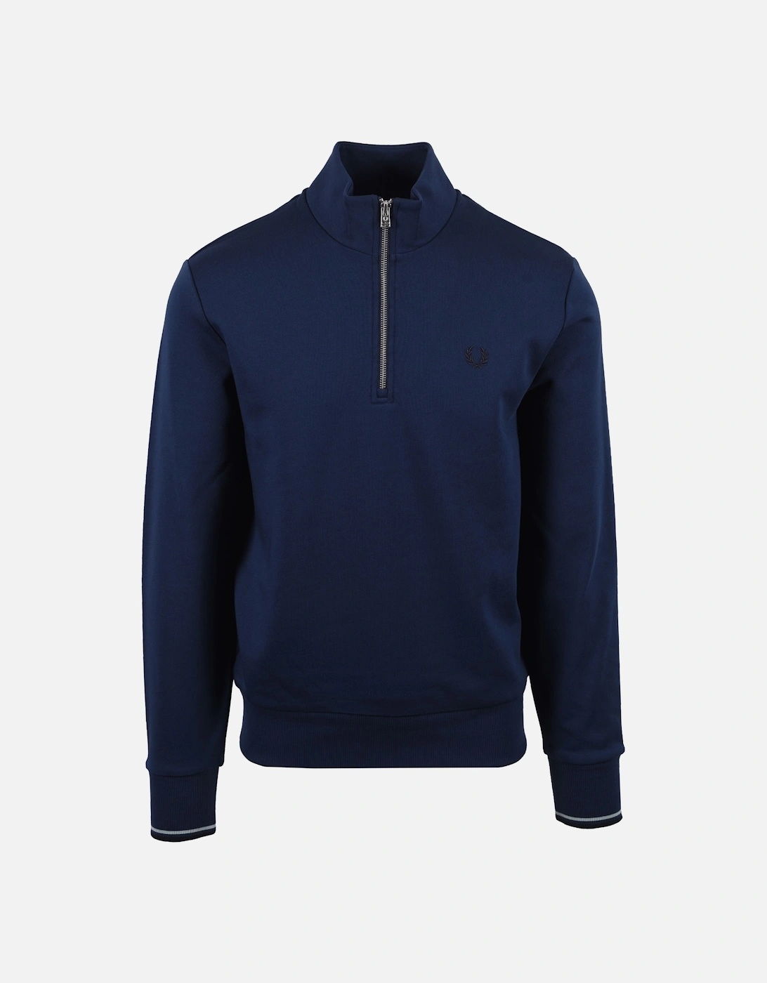 Half Zip Sweatshirt Tennis Blue, 5 of 4