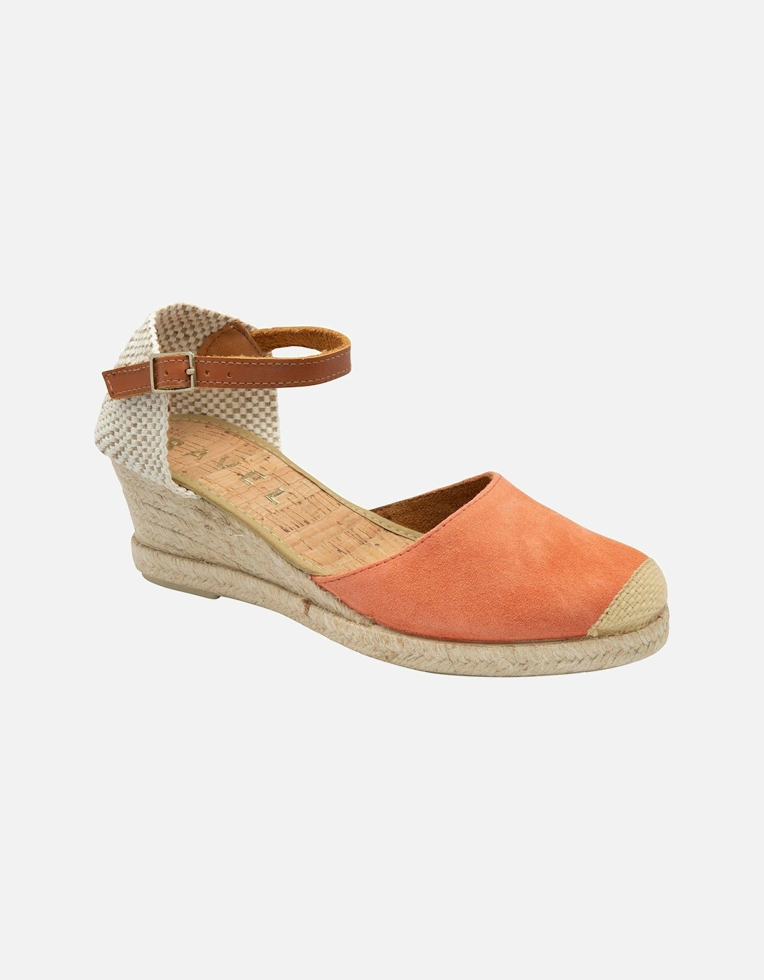 Rhea Heeled Shoes - Coral Suede, 2 of 1