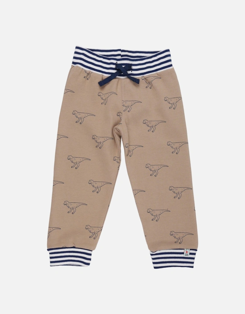 Boys Dino Print Jogger - Neutral