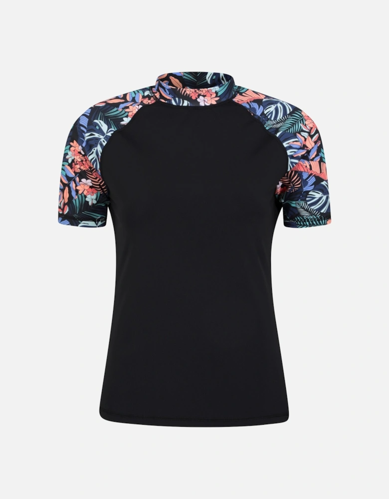 Womens/Ladies Patterned Rash Top