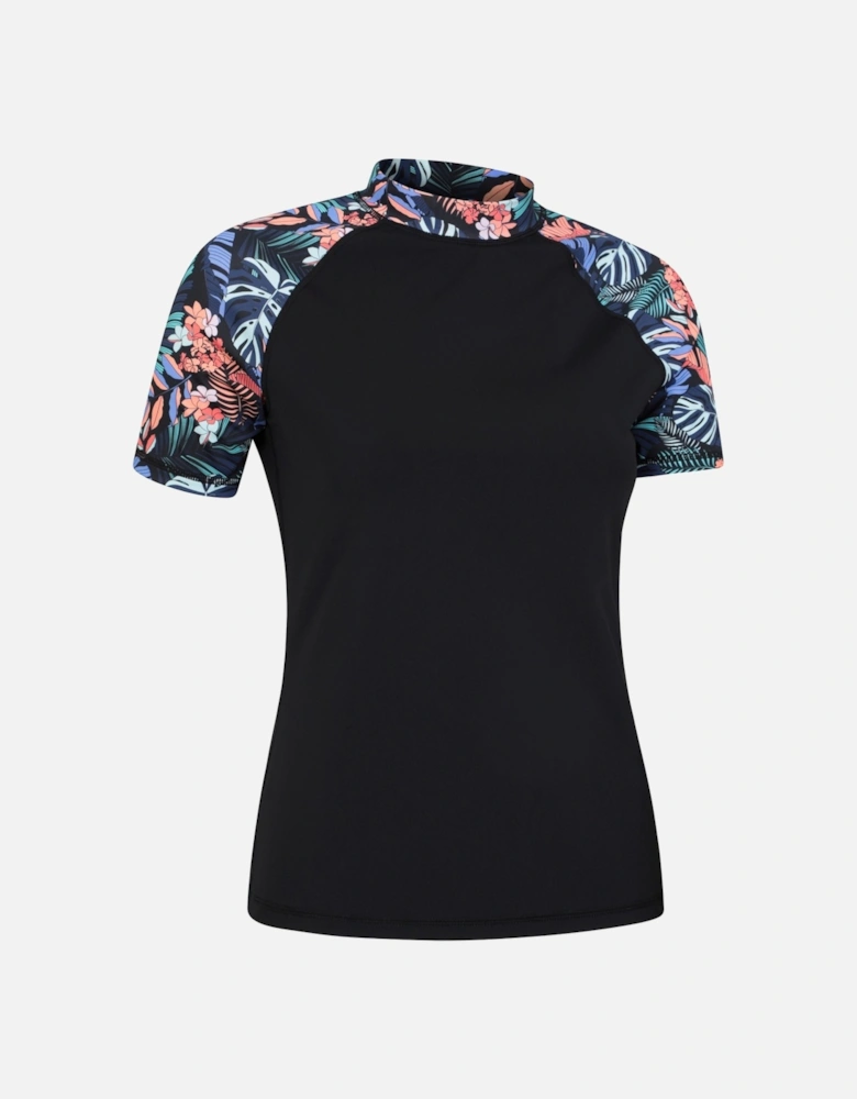 Womens/Ladies Patterned Rash Top