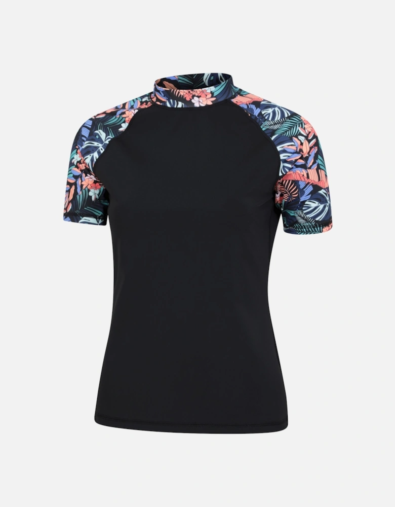 Womens/Ladies Patterned Rash Top