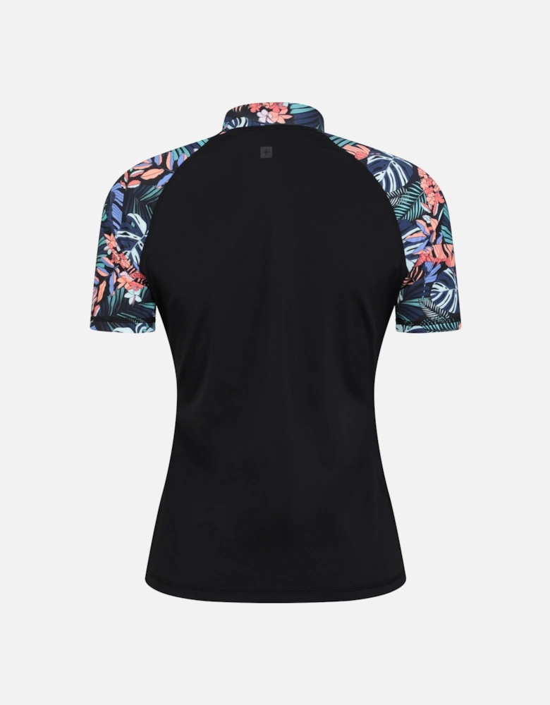 Womens/Ladies Patterned Rash Top