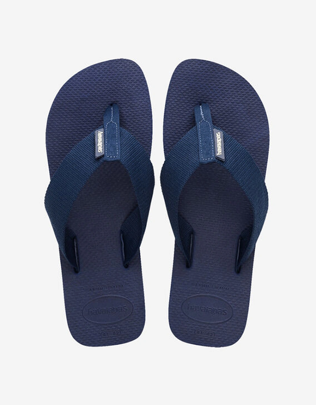 Men's Urban Basic Material Flip Flop Navy Blue, 8 of 7