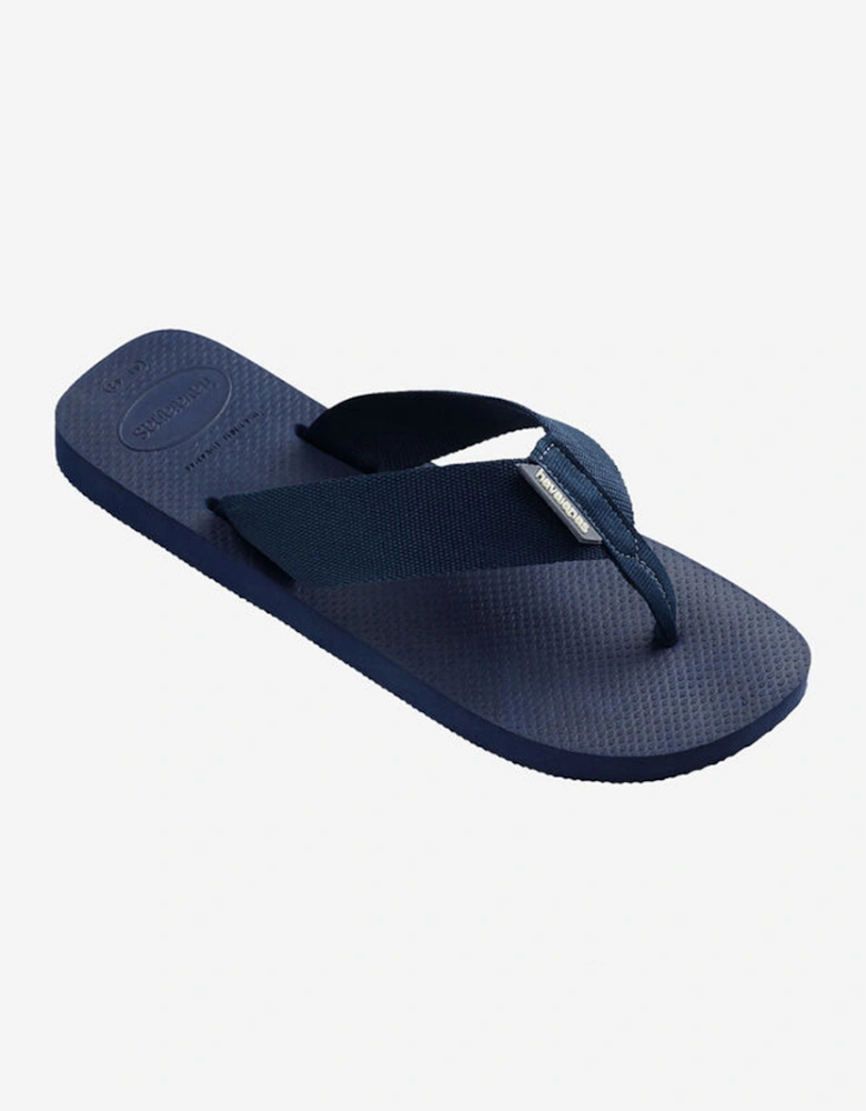 Men's Urban Basic Material Flip Flop Navy Blue