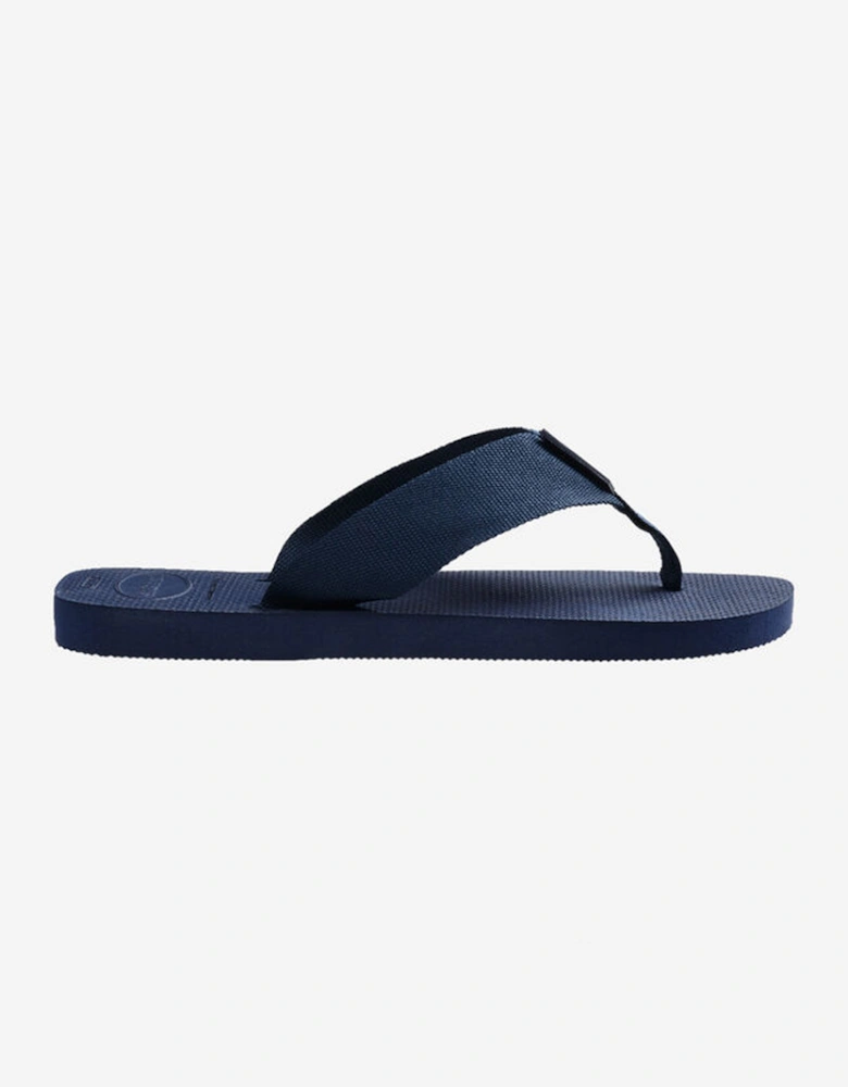 Men's Urban Basic Material Flip Flop Navy Blue