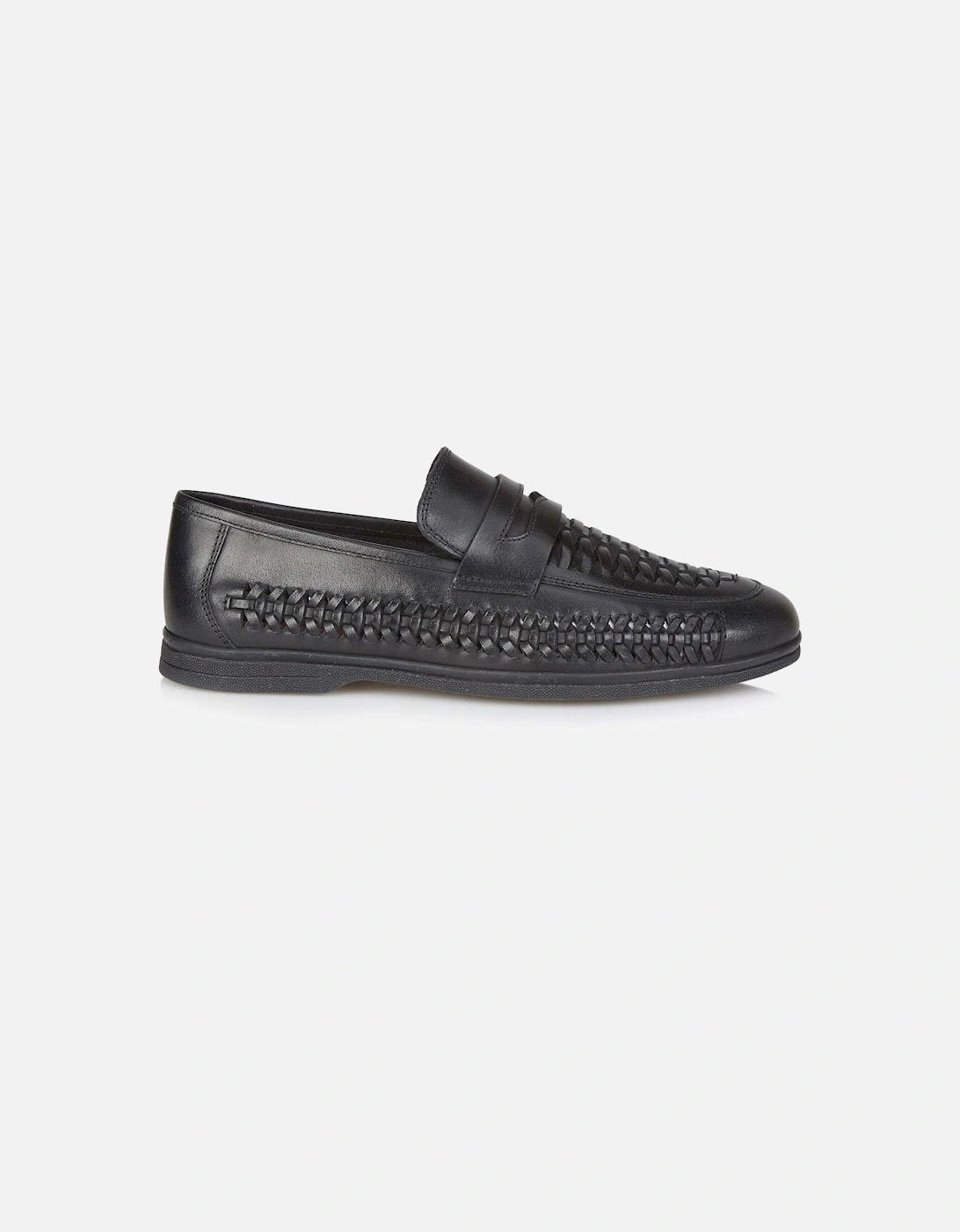 PERTH Mens Loafers Black, 5 of 4