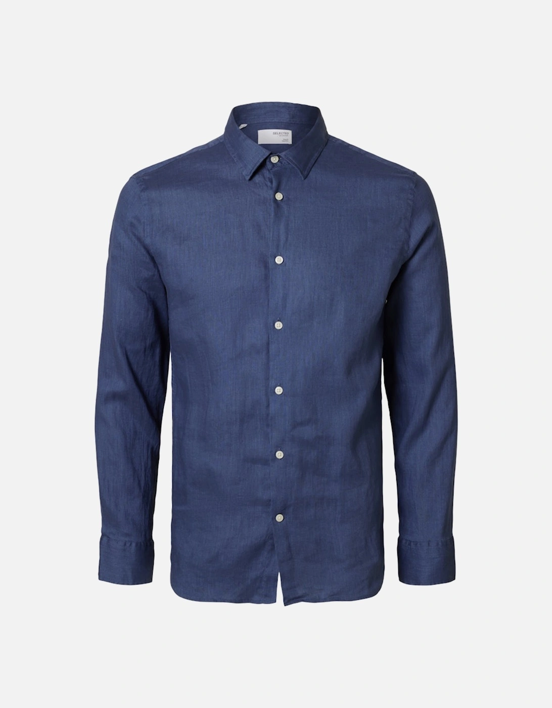 Homme Kylian-Linen Long Sleeve Classic Shirt Oceana