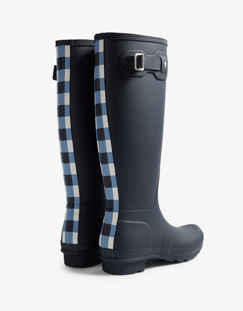 Women's Original Tall Gingham Boot Navy