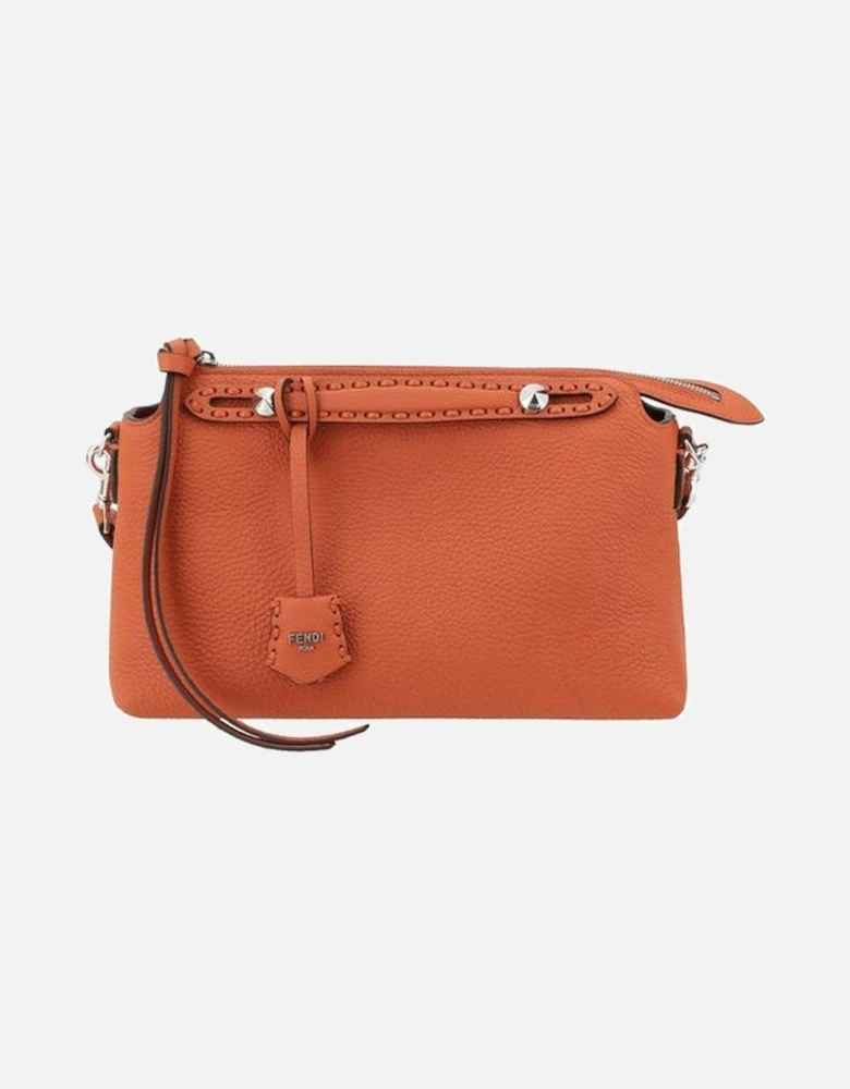 Kan I Small Leather Shoulder Bag Women - Orange