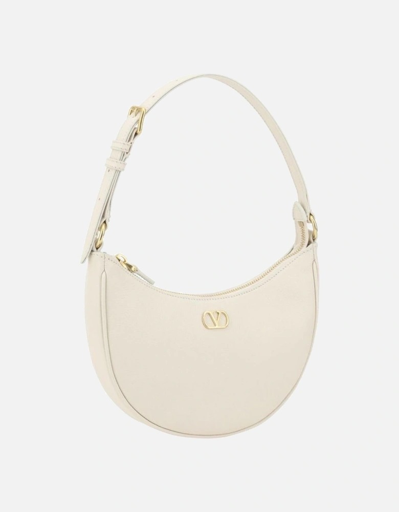 Roman Stud HalfMoon Bag Women - Cream Wallets