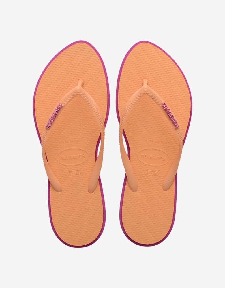 Women's Slim Point Flip Flop Rose Gum