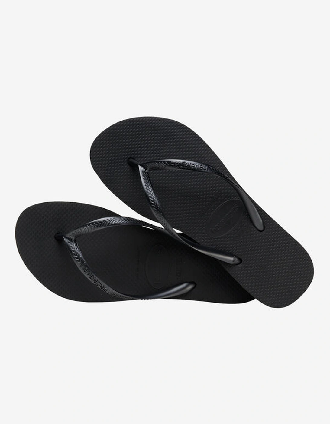 Women's Slim Flatform Flip Flop Black