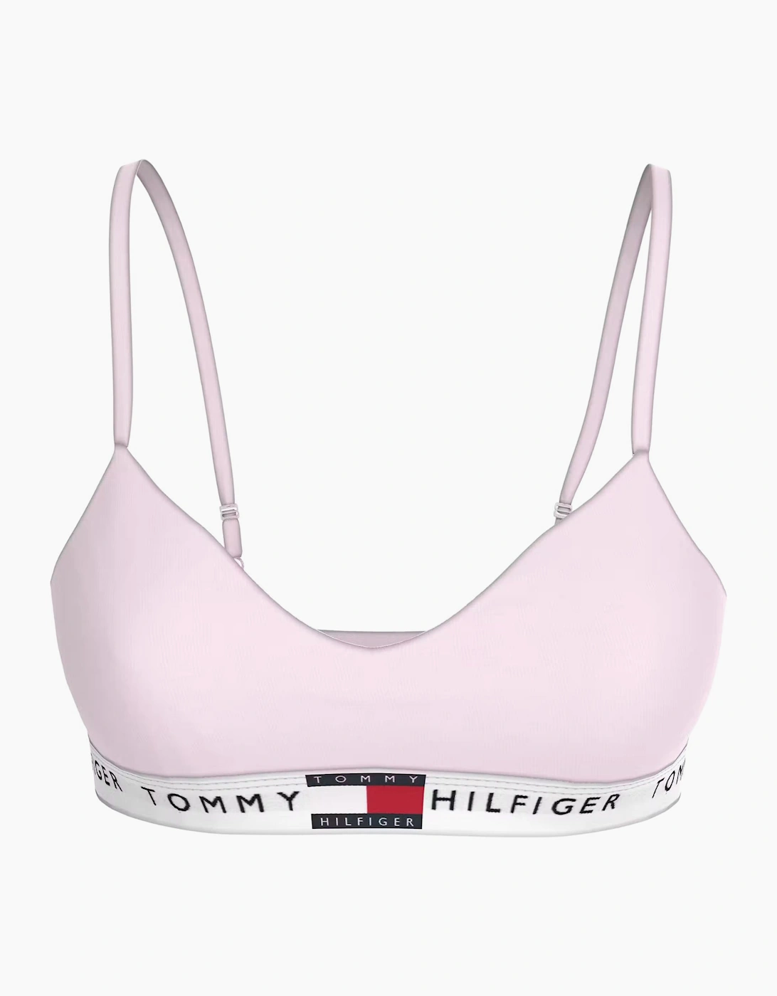 Tommy Hilfiger Tommy Hilfiger Women's Heritage Cotton Push-Up Bralette, Light Pink