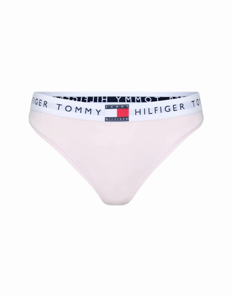 Heritage Cotton Thong, Light Pink