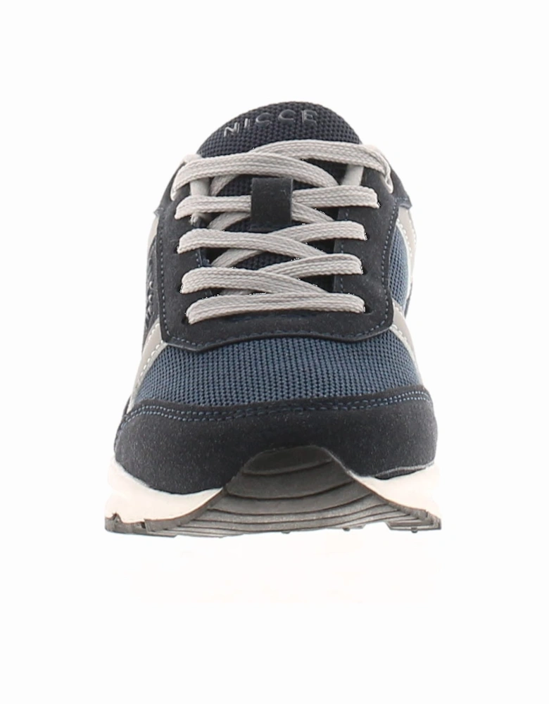 Older Boys Trainers Pavani Junior Lace Up navy UK Size