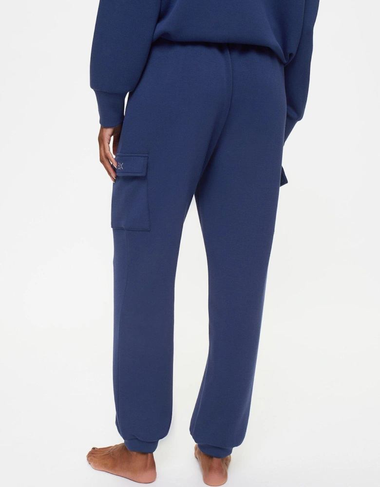 Sarina Scuba Sweat Jogger - Dark Blue