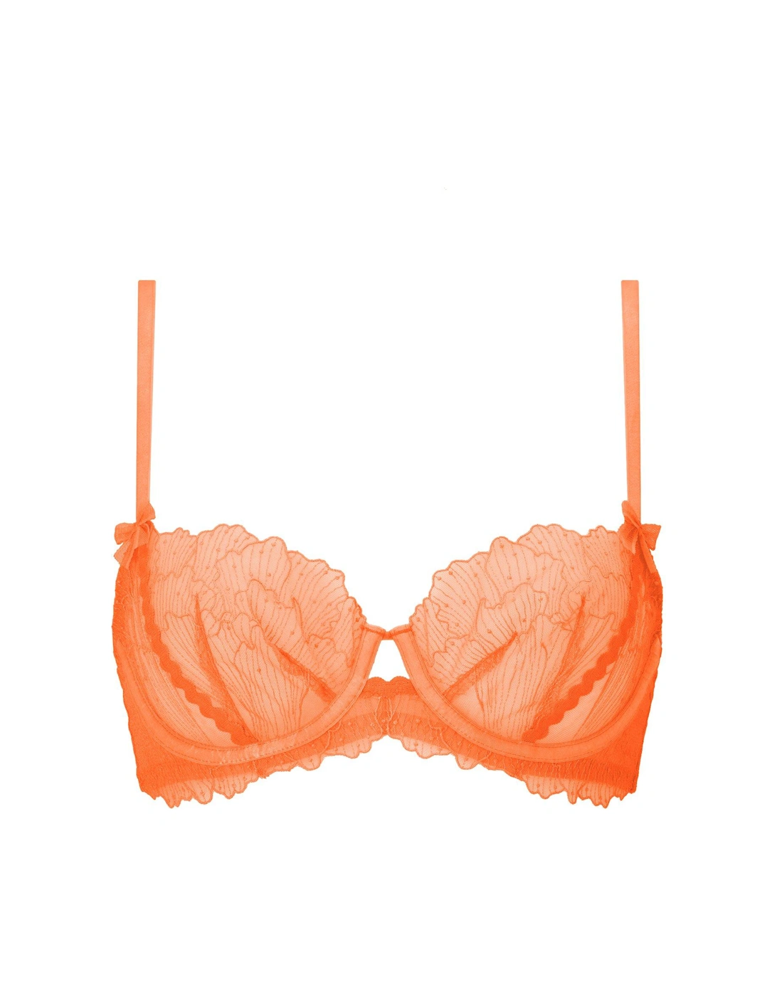 Cadence Non Padded Balcony Bra - Bright Orange