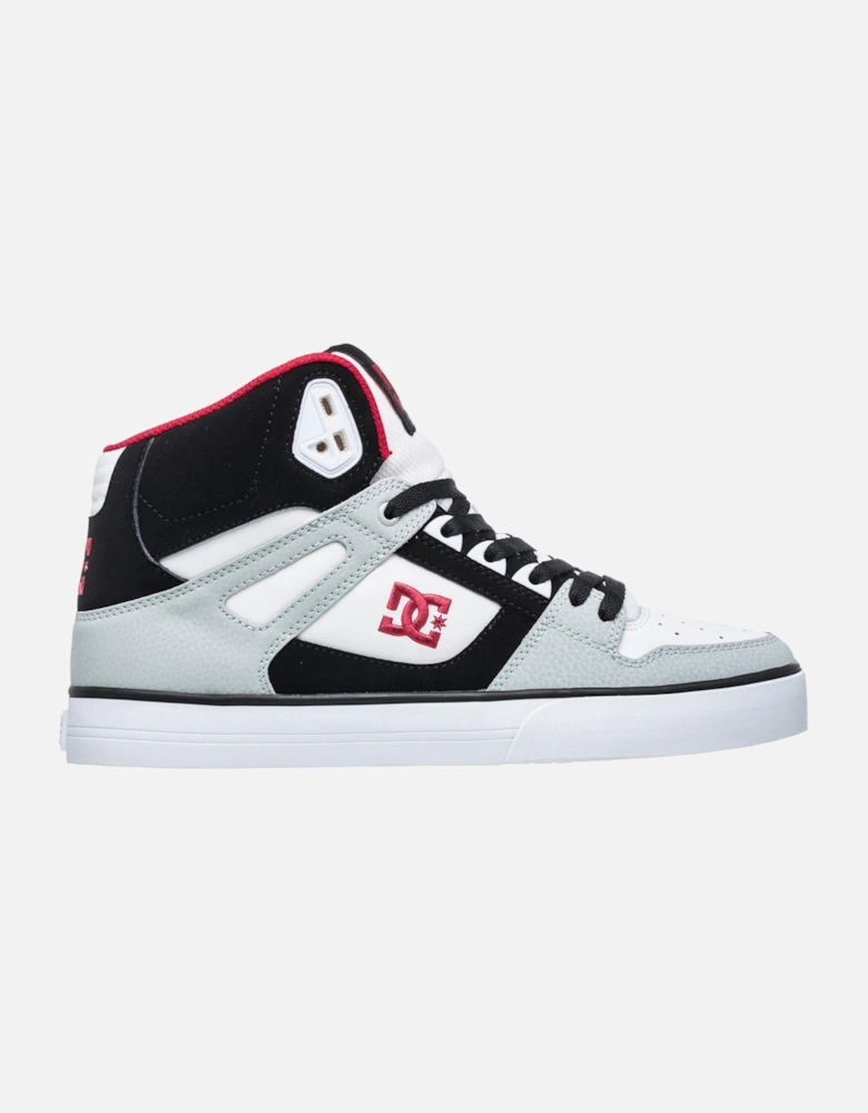 Mens Pure High Leather High Top Trainers