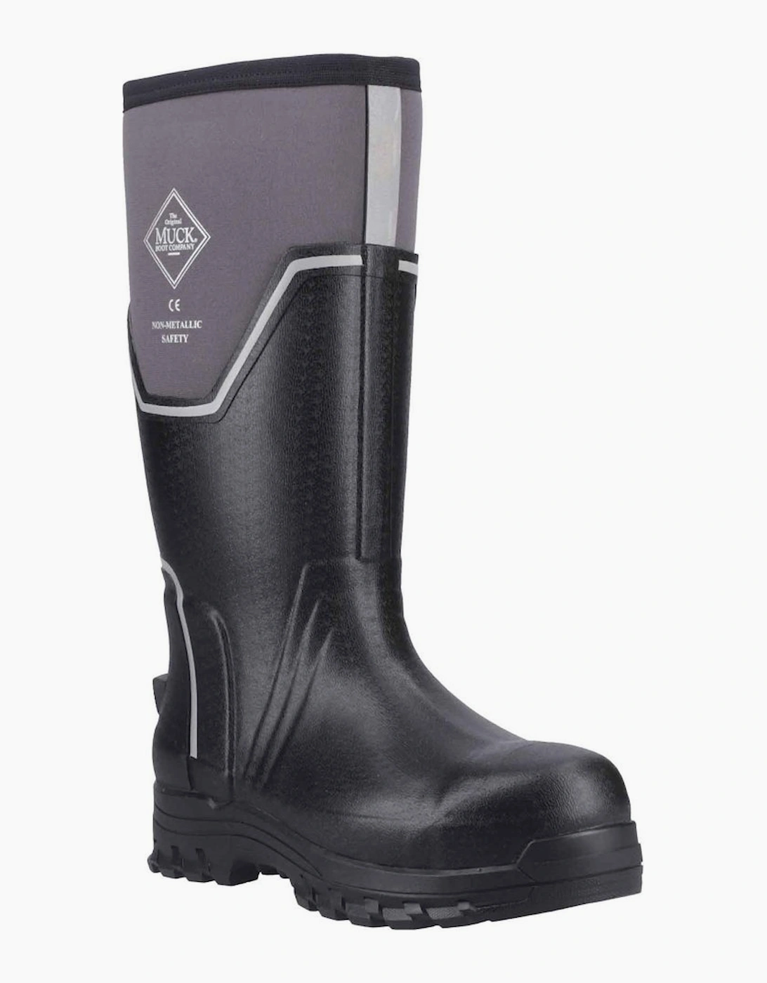 Muck Boot Men's Grit S5 Mens Wellingtons - Black - Size: 9