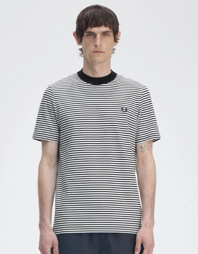 Mens Fine Stripe Heavyweight T-Shirt