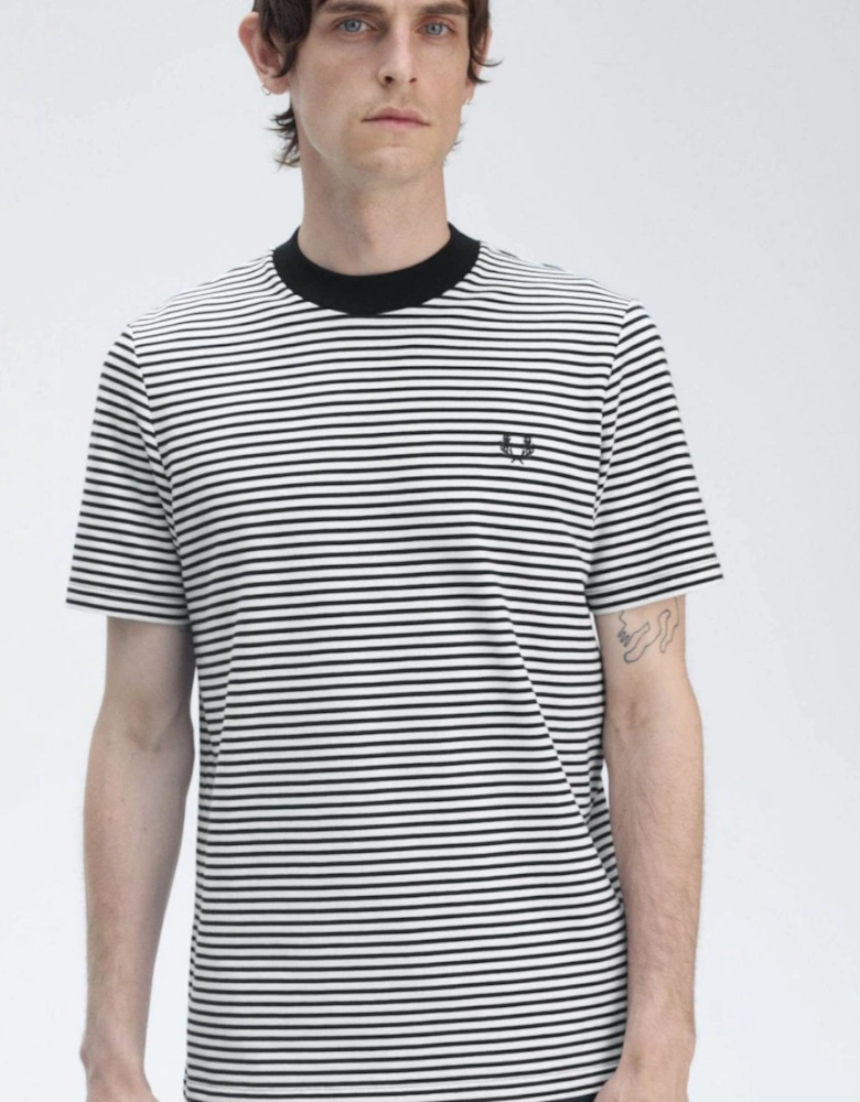 Mens Fine Stripe Heavyweight T-Shirt