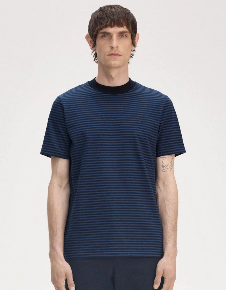 Mens Fine Stripe Heavyweight T-Shirt