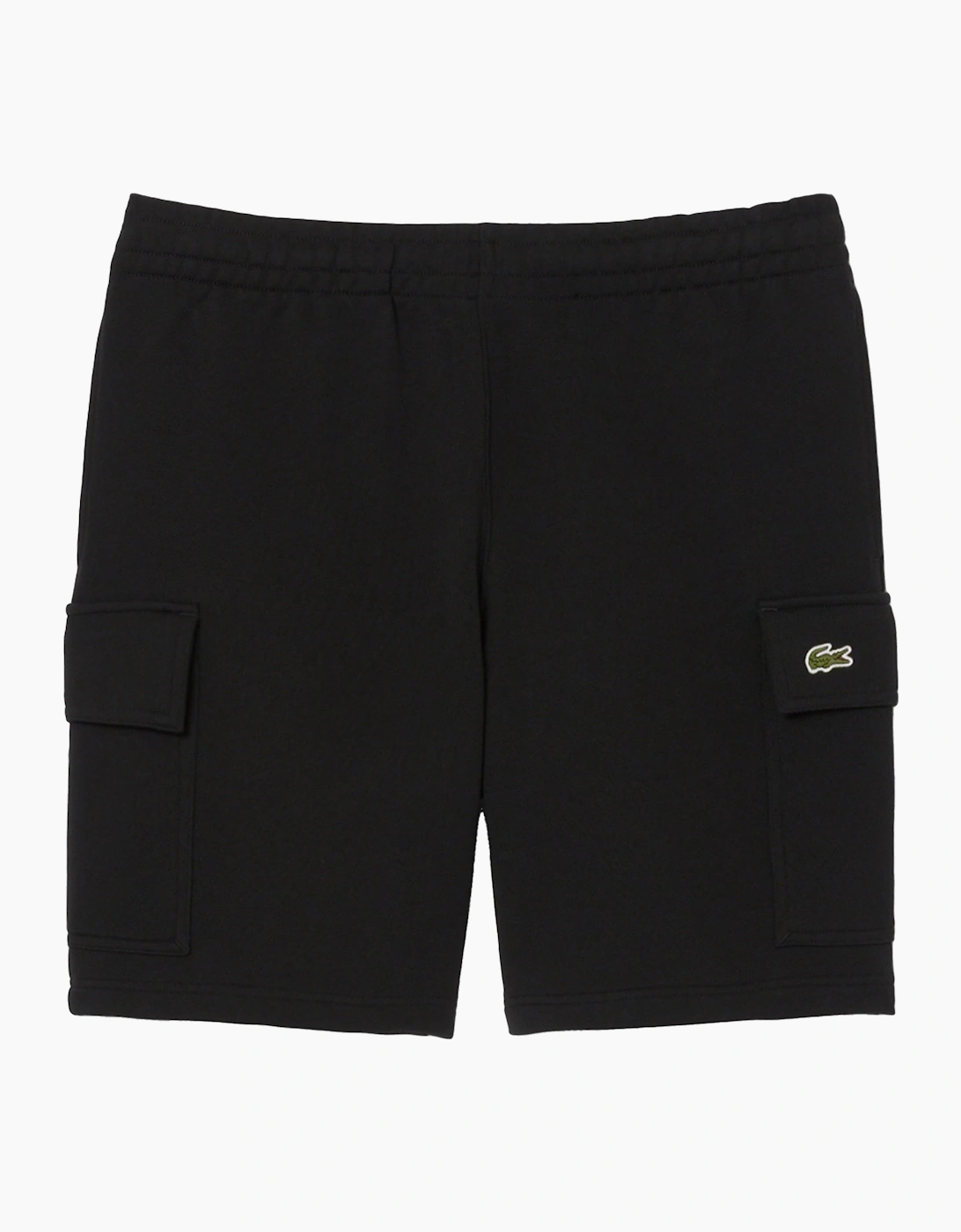 Lacoste Unisex Black Gh9743 Cargo Jog Shorts  Medium