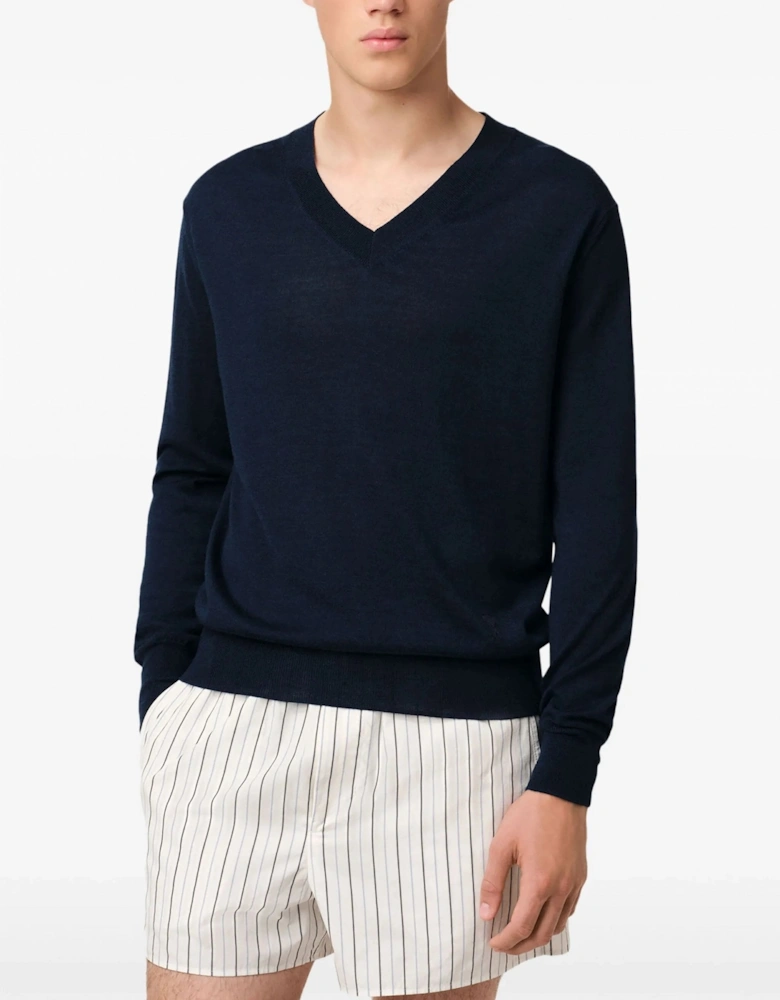 Tonal ADC V Neck Sweater Navy