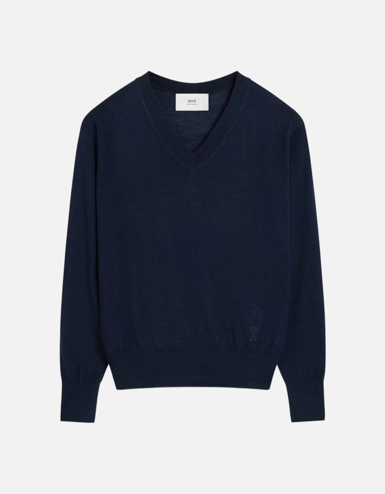 Tonal ADC V Neck Sweater Navy