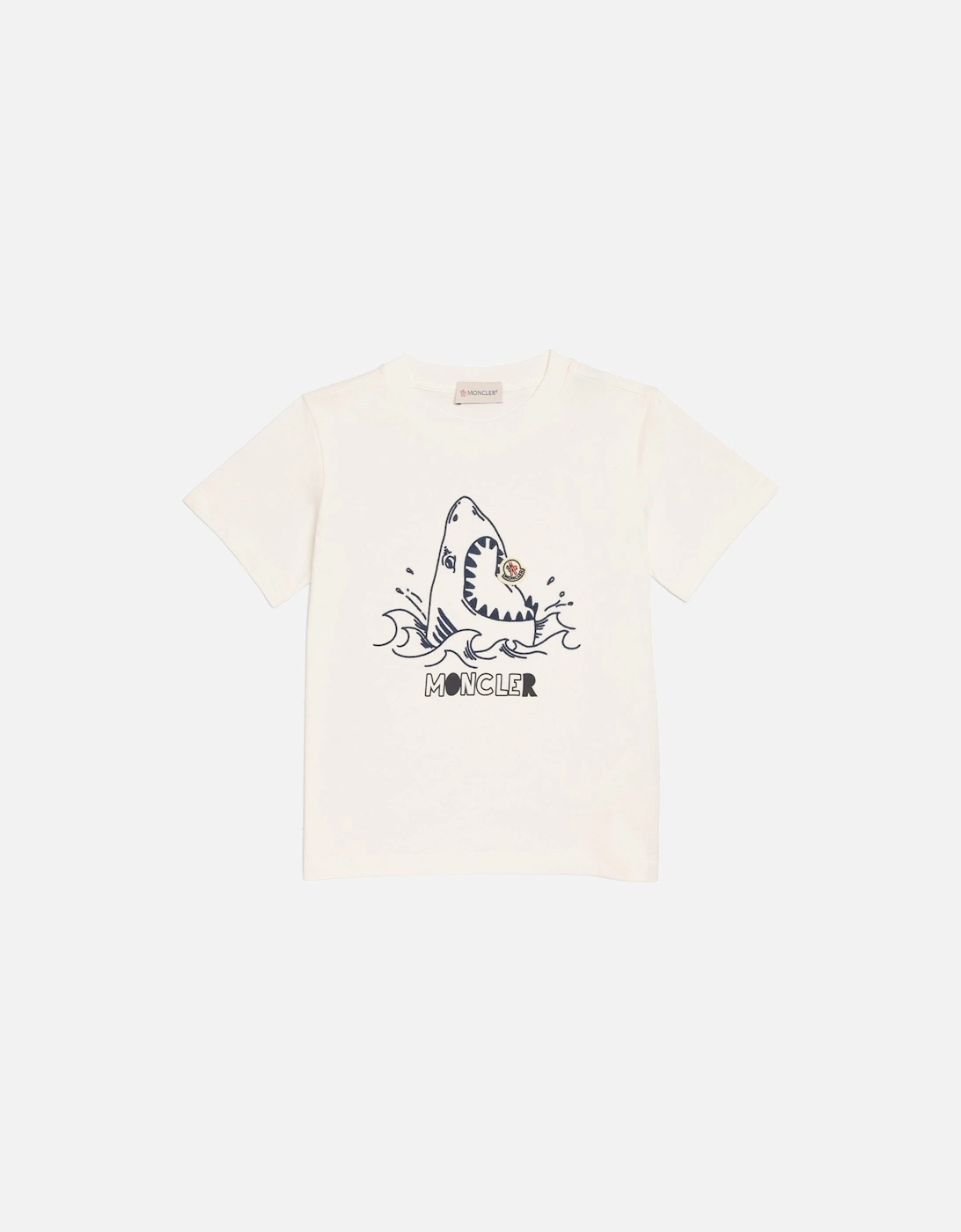 Kids Shark T-Shirt White, 3 of 2